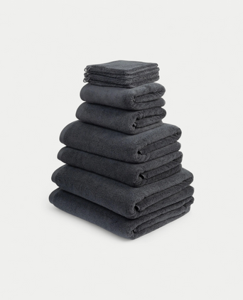 Handdoekset Spa Compleet (10 st.) | Antraciet Handdoekset Spa Compleet (10 st.) | Antraciet
