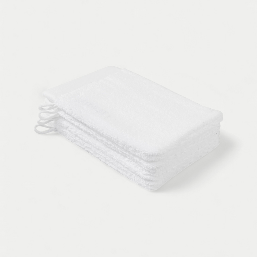 Washandje Wit 16x21 cm | 4 stuks