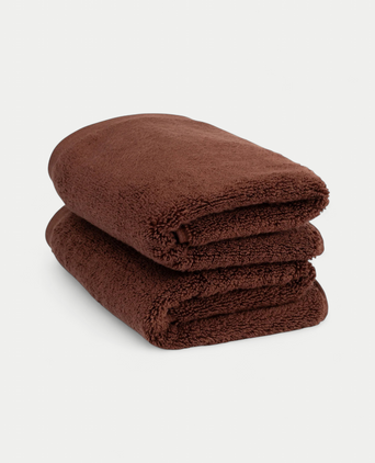 Gästehandtuch Zero-Twist-Baumwolle 40x60 cm (2 Stk.) | Chestnut Gästehandtuch Zero-Twist-Baumwolle 40x60 cm (2 Stk.) | Chestnut