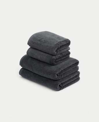 Handdoekset Essential (4 st.) | Antraciet Handdoekset Essential (4 st.) | Antraciet