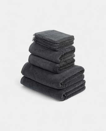 Handdoekset Deluxe (8 st.) | Antraciet Handdoekset Deluxe (8 st.) | Antraciet