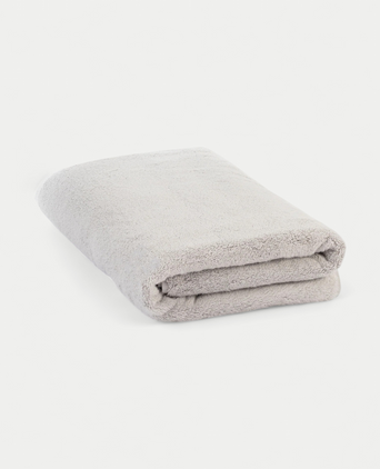 Handdoek zero-twist katoen 70x140 cm | Zilvergrijs Handdoek zero-twist katoen 70x140 cm | Zilvergrijs