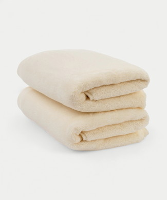 Handdoek zero-twist katoen 50x100 cm (2 st.) | Cream Handdoek zero-twist katoen 50x100 cm (2 st.) | Cream