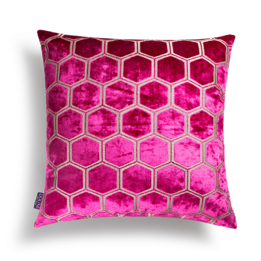 Manipur Dekorative Kissen | Fuchsia