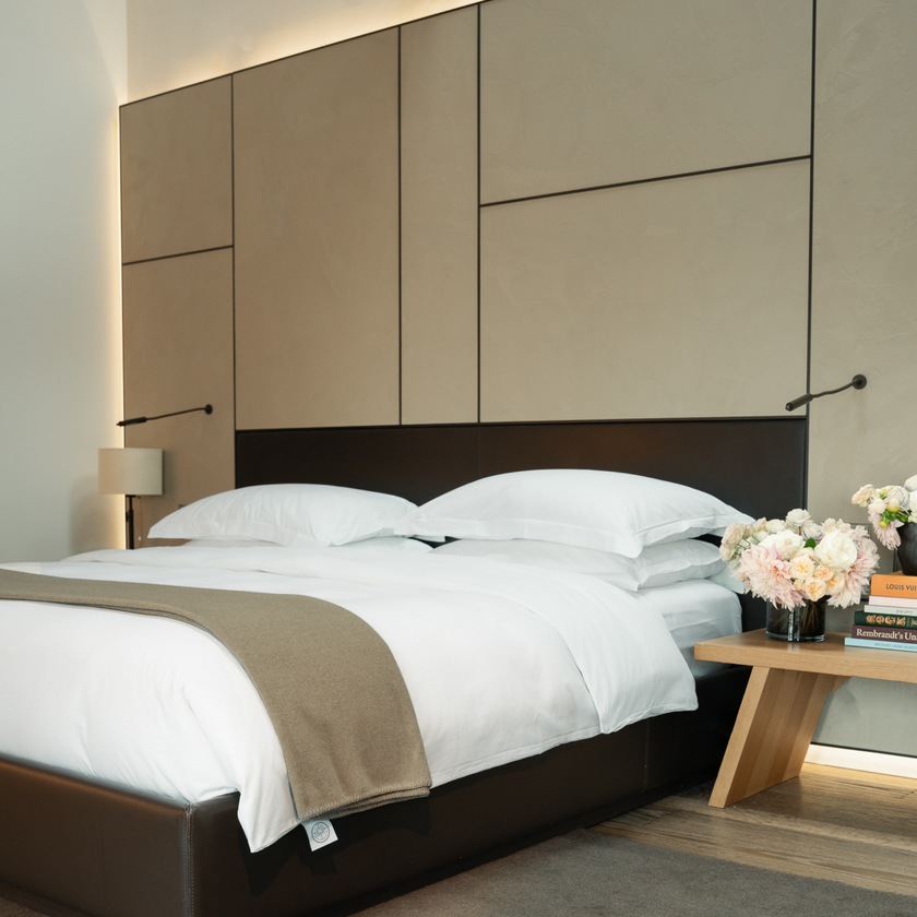 Conservatorium Hotel Bettwäsche Set Ägyptische Baumwolle 400TC Perkal | Weiß