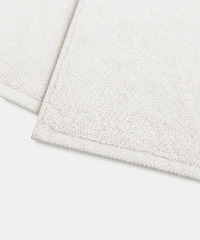 Gastendoekje zero-twist katoen 30x30 cm (4 st.) + 40x60 cm (2 st.) | Cream
