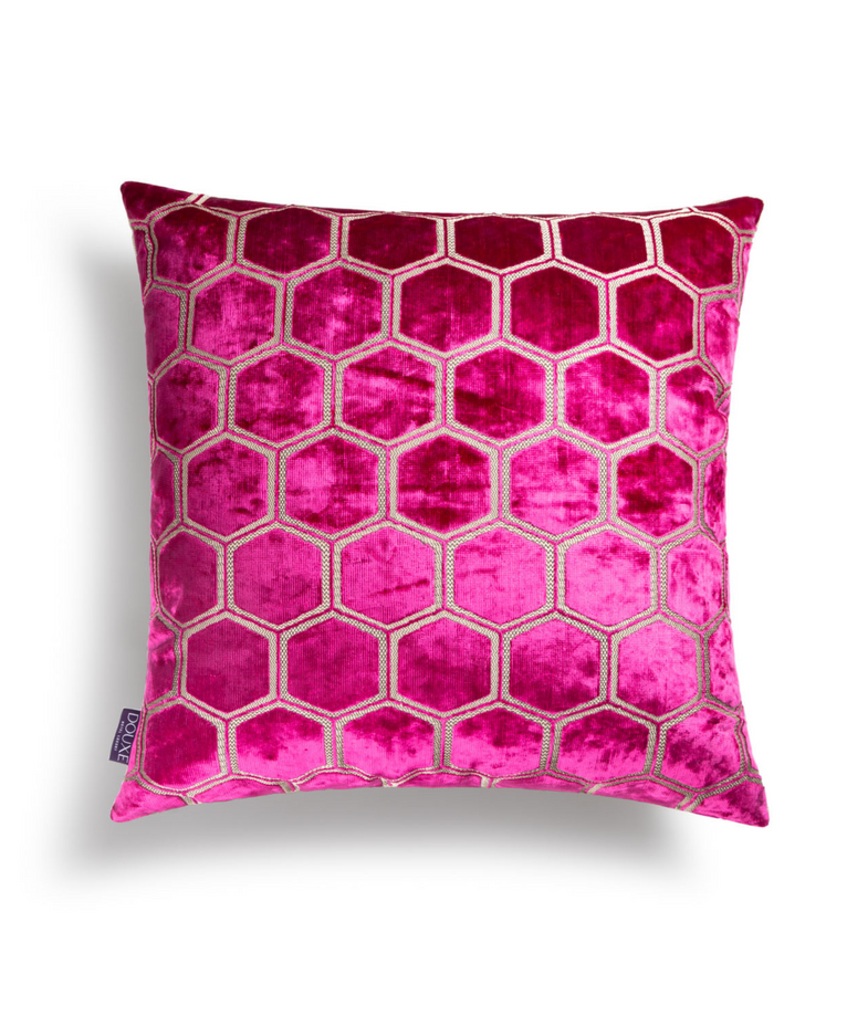 Manipur Zierkissen | Fuchsia