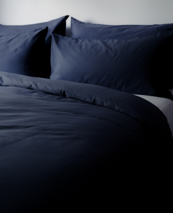 Bettwäsche Set Ägyptische Baumwolle 400TC Satin | Harbour Blue
