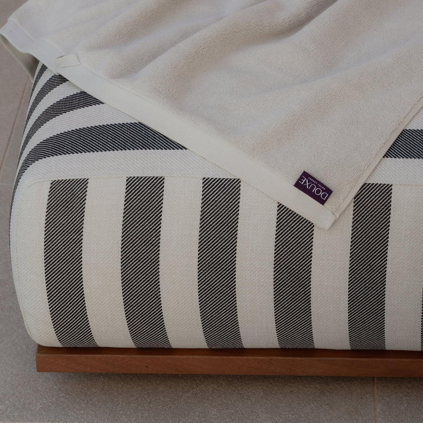 Handdoek zero-twist katoen 100x180 cm | Zilvergrijs