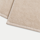 Gästehandtücher Zero-Twist-Baumwolle 30x30 cm (4 St.) | Latte