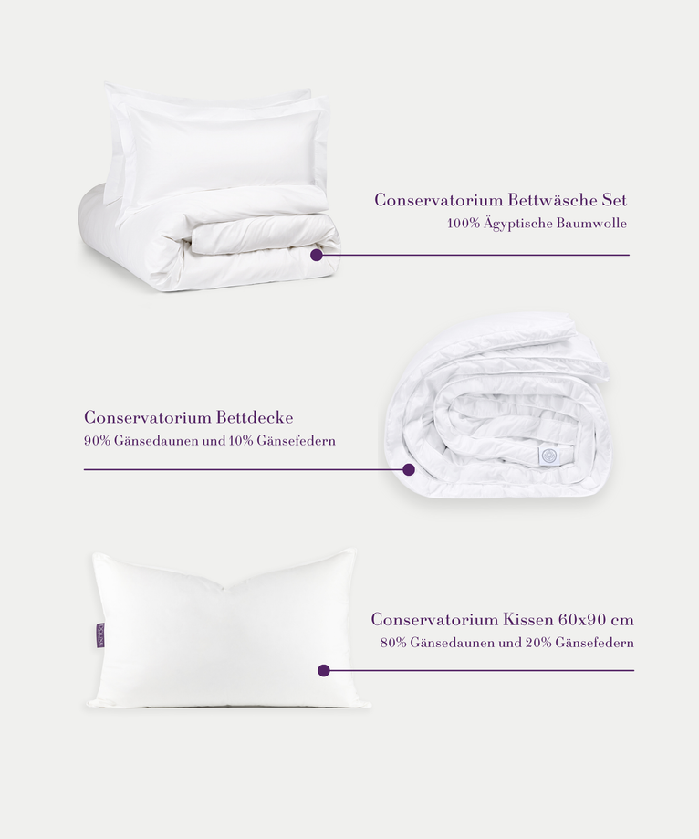 Conservatorium Hotel Amsterdam Komplettes Bettwaren Set