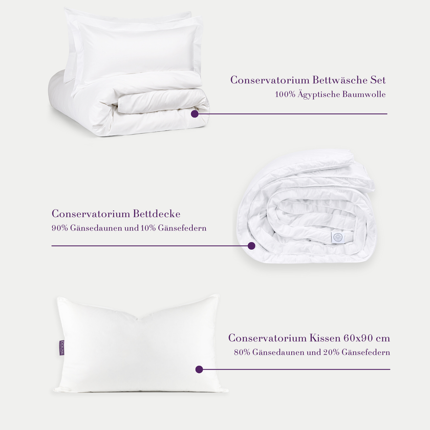 Conservatorium Hotel Amsterdam Komplettes Bettwaren Set