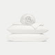Bettwäsche Set & Spannbettlaken aus Perkal | Chalk White