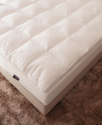 Original Federunterbed mit Zubehör