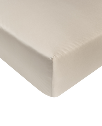 Spannbettlaken ägyptische Baumwolle Perkal 400TC | Latte | Outlet