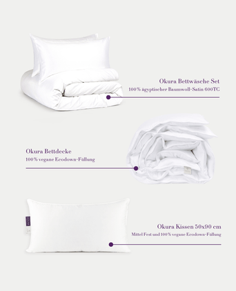 Okura Hotel Amsterdam Komplettes Bettwaren Set