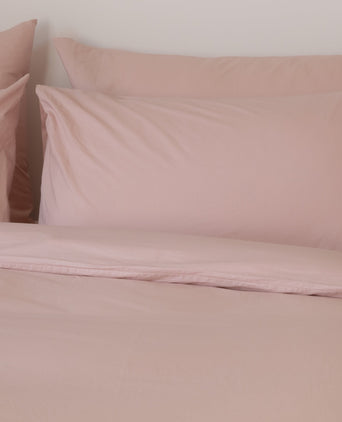 Kinder Kissenbezug Ägyptische Baumwolle Perkal 400TC Blush Pink - Petit Hôtel