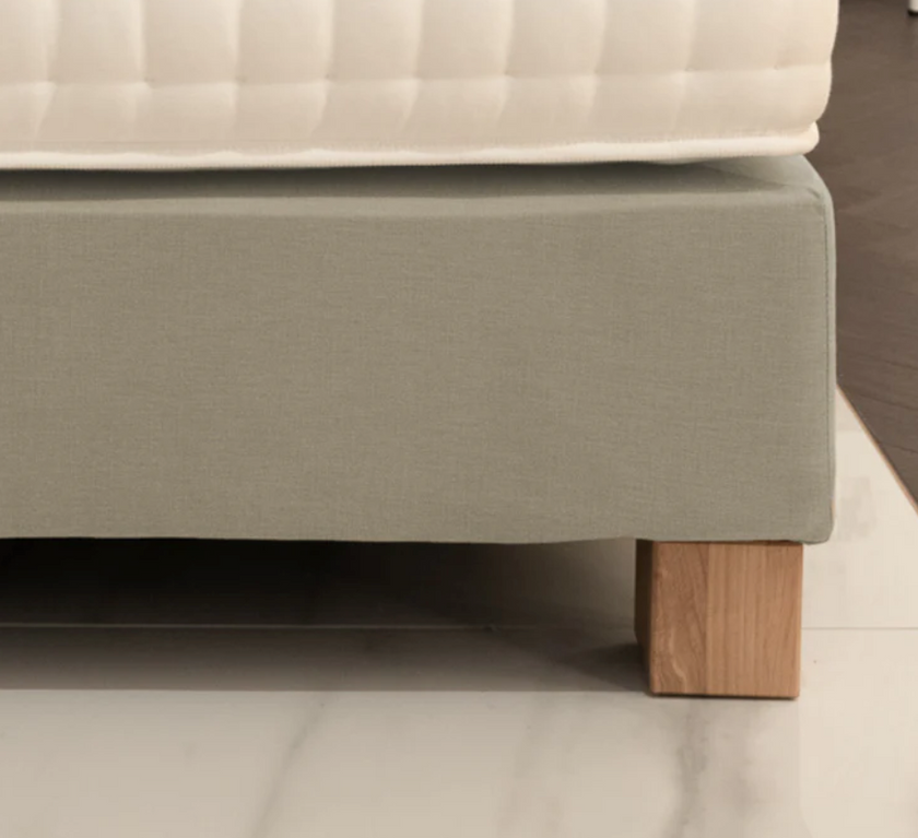 Boxspring-Unterbau 20 cm hoch - Sahara Stoff 200x200cm | Outlet