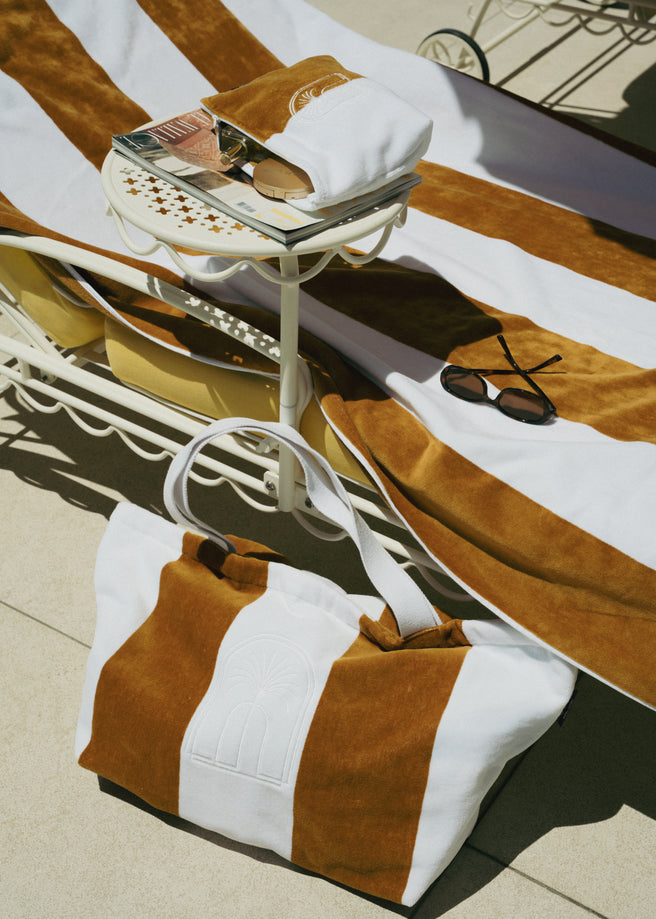 DOUXE Strandtasche Mustard