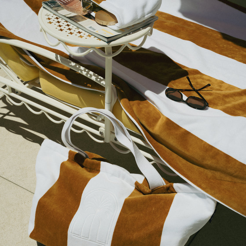 DOUXE Strandtasche Mustard
