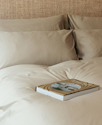 Bettwäsche Set Ägyptische Baumwolle 400TC Satin | Champagne