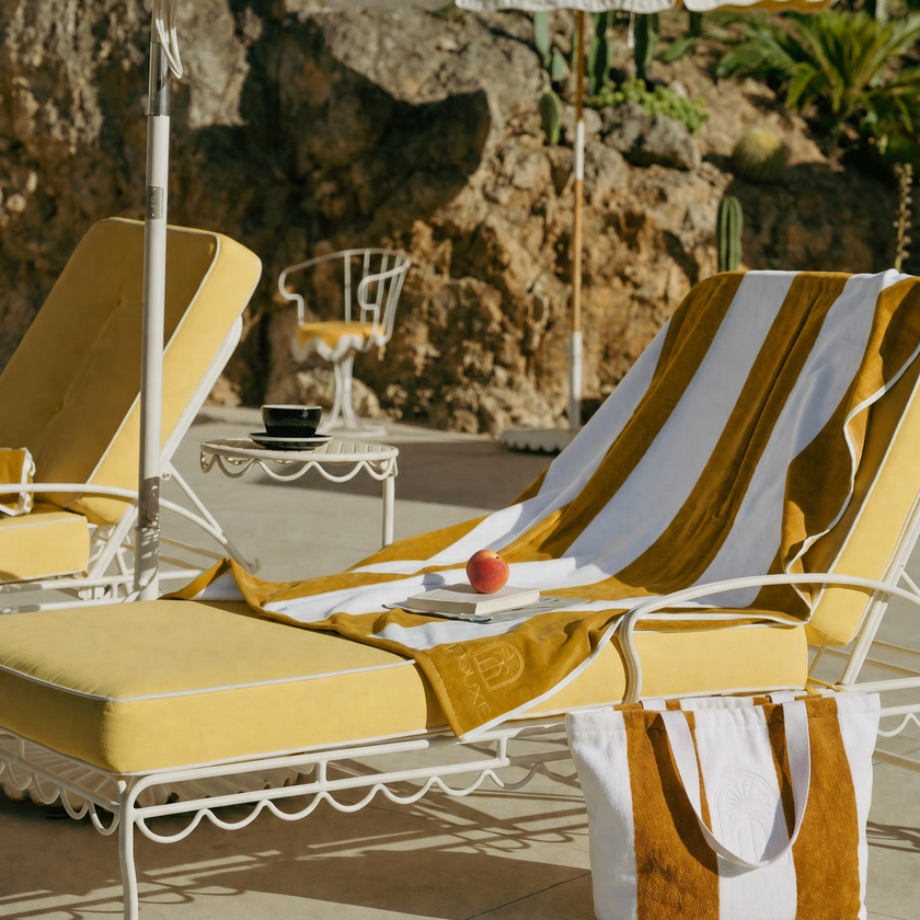 DOUXE Strandtasche Mustard