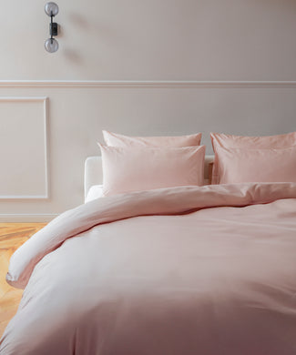 Bettwäsche Set Ägyptische Baumwolle 400TC Perkal | Blush Pink