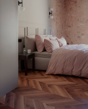 Bettwäsche Set Ägyptische Baumwolle 400TC Perkal | Blush Pink