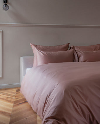 Bettwäsche Set Ägyptische Baumwolle 400TC Satin | Blush Pink