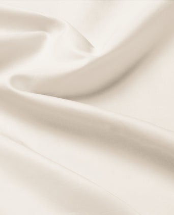 Bettwäsche Set & Spannbettlaken aus Perkal | Chalk White