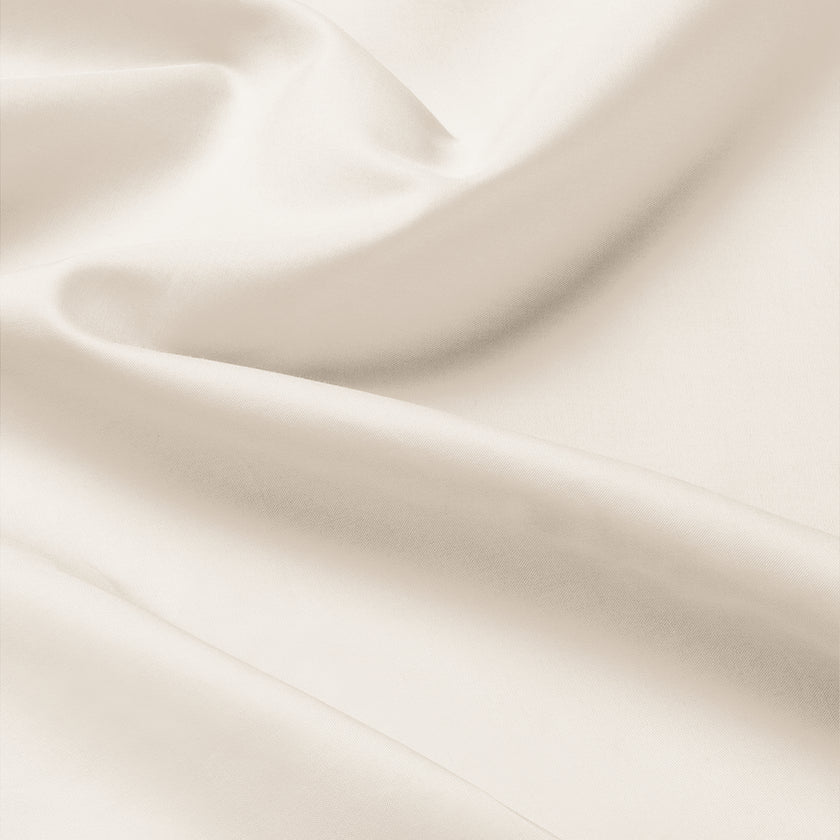 Bettwäsche Set & Spannbettlaken aus Perkal | Chalk White