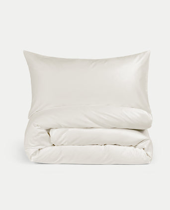 Bettbezug-Set ägyptische Baumwolle Satin 400TC | Cream