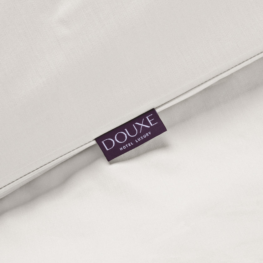 Bettwäsche-Set + Spannbettlaken aus ägyptischer Baumwolle Satin | Cream