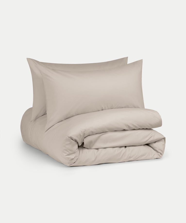 Bettwäsche Set Ägyptische Baumwolle 400TC Perkal | Latte