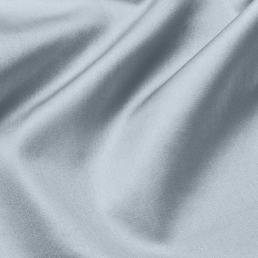 Bettbezug-Set ägyptische Baumwolle Satin 400TC | Misty Blue