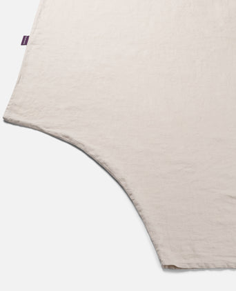 Bettwäsche Set & Spannbettlaken Gewaschenem Leinen | Oat