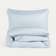 Kinder Bettwäsche Set Ägyptische Baumwolle Perkal 400TC Pastel Blue - Petit Hôtel