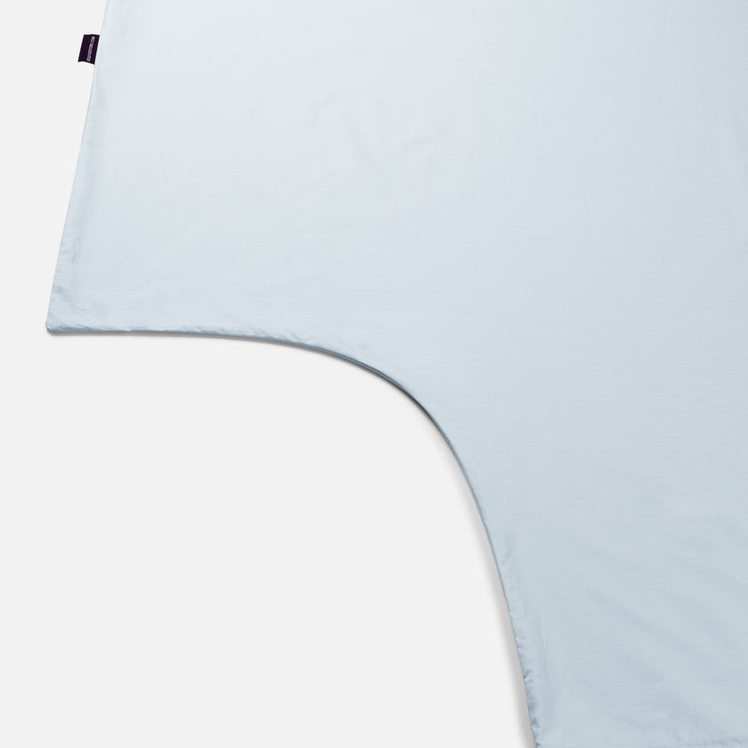 Bettwäsche Set & Spannbettlaken aus Perkal | Pastellblau