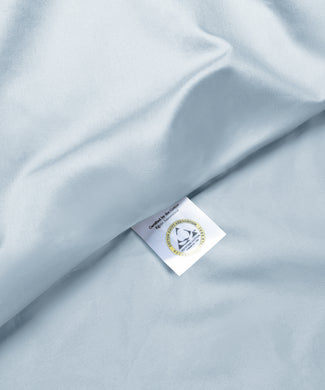 Bettwäsche Set Ägyptische Baumwolle 400TC Satin | Pastellblau