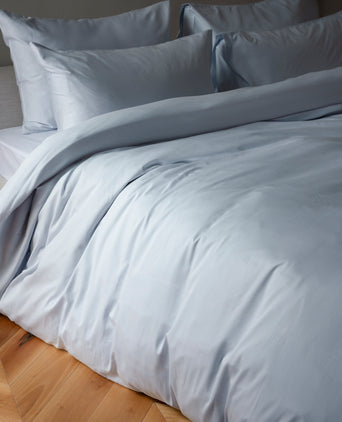 Bettwäsche Set Ägyptische Baumwolle 400TC Satin | Pastellblau