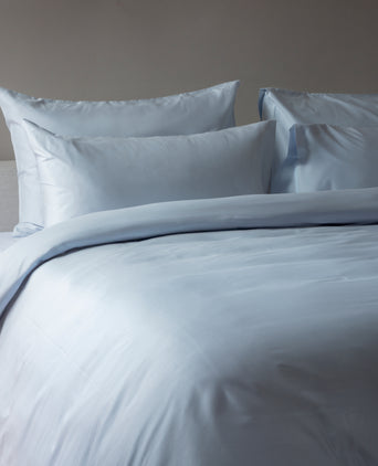 Bettwäsche Set Ägyptische Baumwolle 400TC Satin | Pastellblau