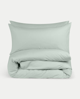 Bettwäsche Set Ägyptische Baumwolle 400TC Perkal | Pastellgrün