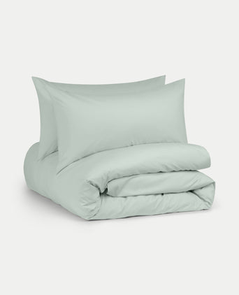 Bettwäsche Set Ägyptische Baumwolle 400TC Perkal | Pastellgrün