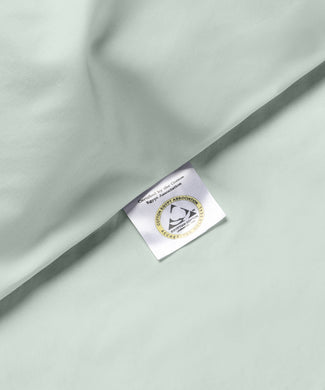 Bettwäsche Set Ägyptische Baumwolle 400TC Perkal | Pastellgrün