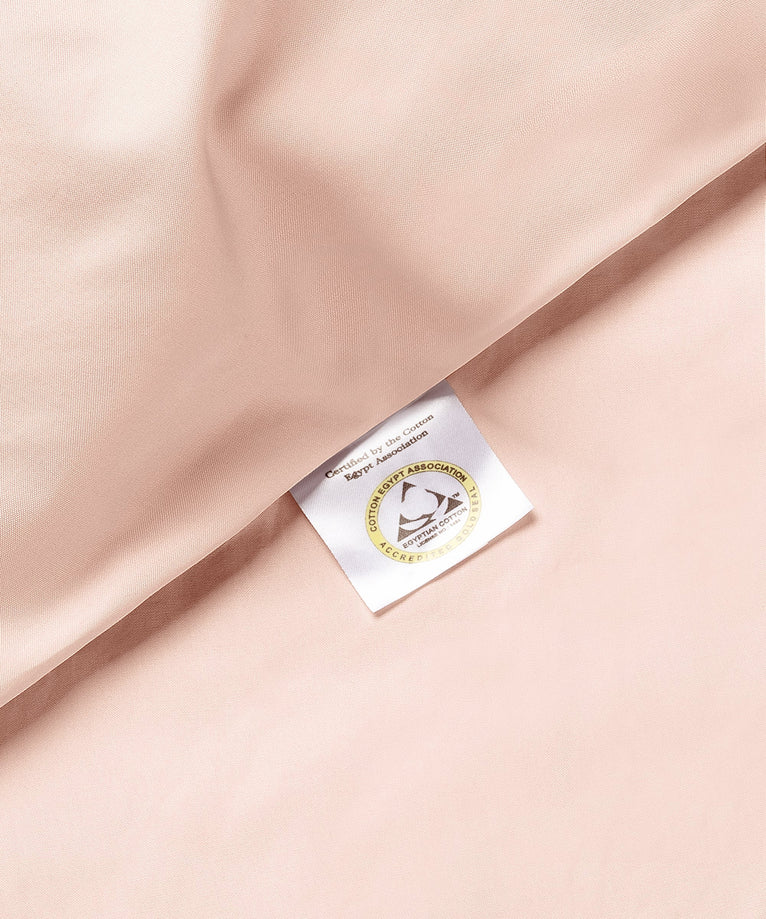 Kinder Bettwäsche Set Ägyptische Baumwolle Perkal 400TC Blush Pink - Petit Hôtel
