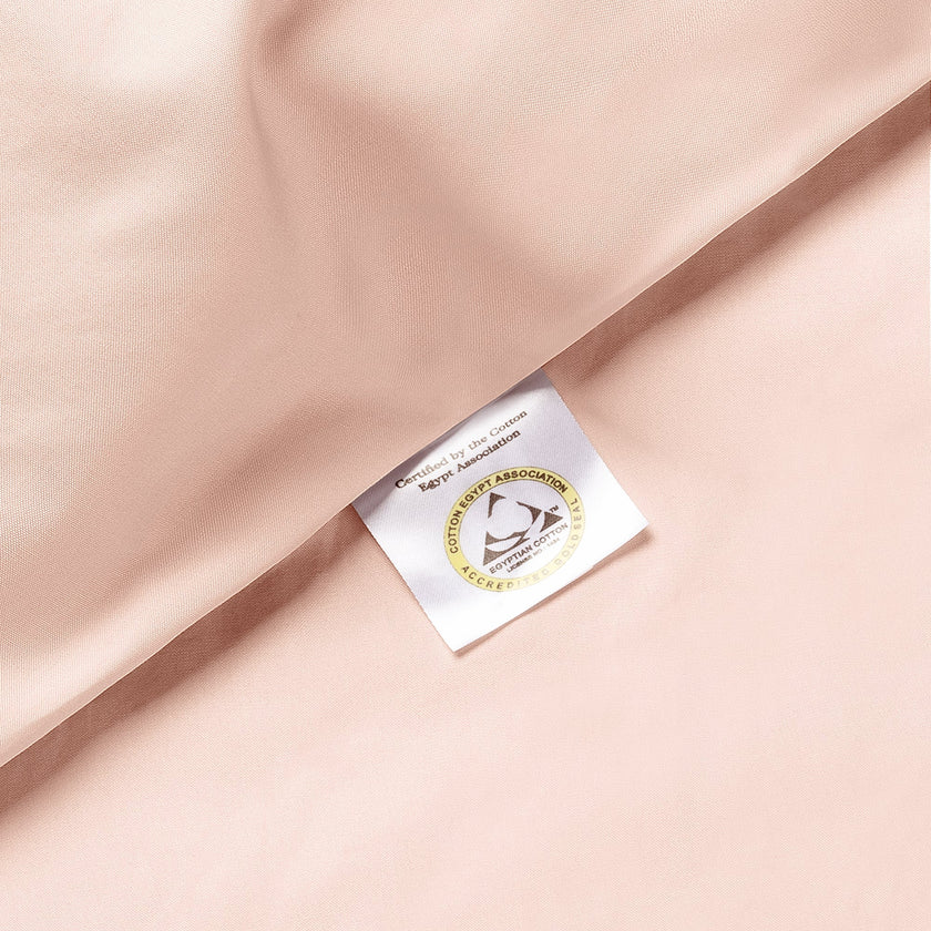 Kinder Bettwäsche Set Ägyptische Baumwolle Perkal 400TC Blush Pink - Petit Hôtel