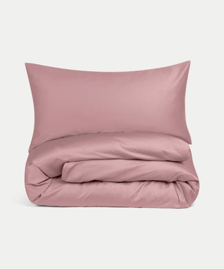 Bettbezug-Set ägyptische Baumwolle Satin 400TC | Blush Pink