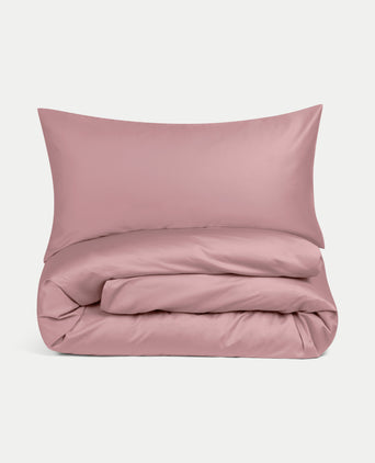 Bettbezug-Set ägyptische Baumwolle Satin 400TC | Blush Pink