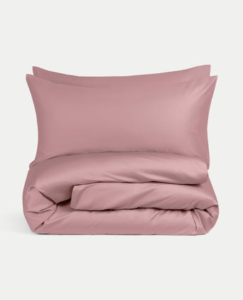 Kinder Bettwäsche Set Ägyptische Baumwolle Satin 400TC Blush Pink - Petit Hôtel