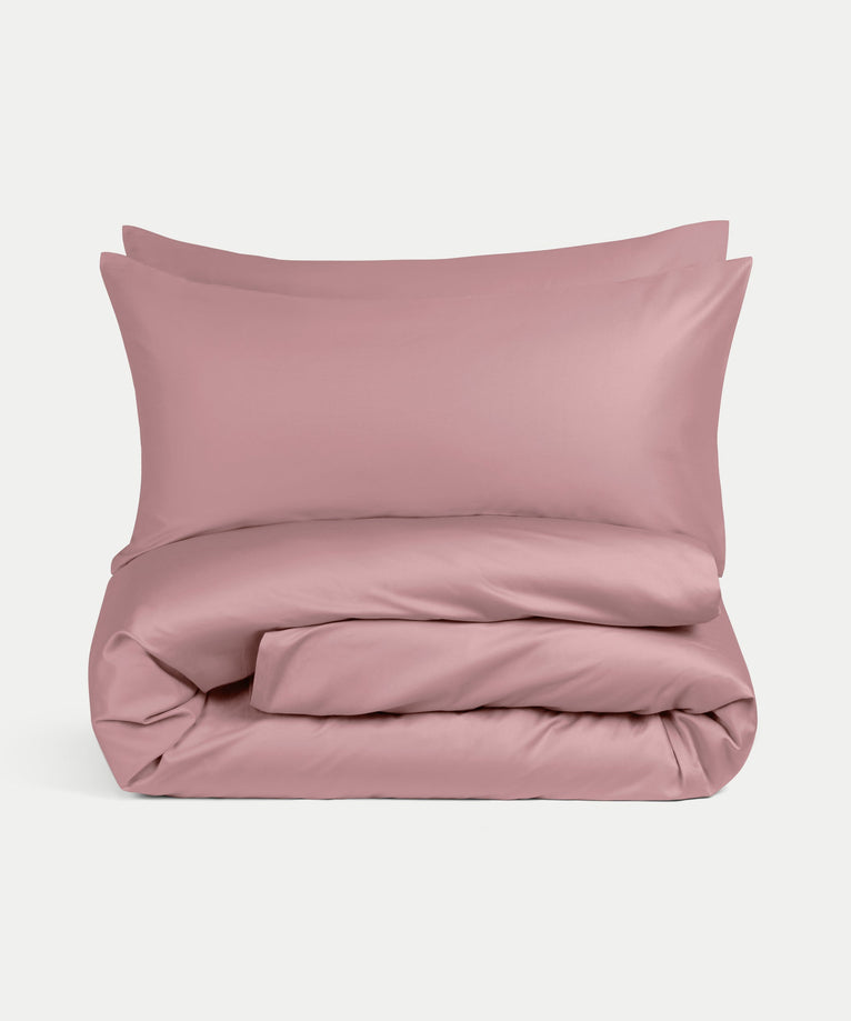 Kinder Bettwäsche Set Ägyptische Baumwolle Satin 400TC Blush Pink - Petit Hôtel